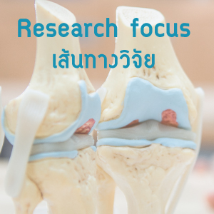 Research focus เส้นทางวิจัย