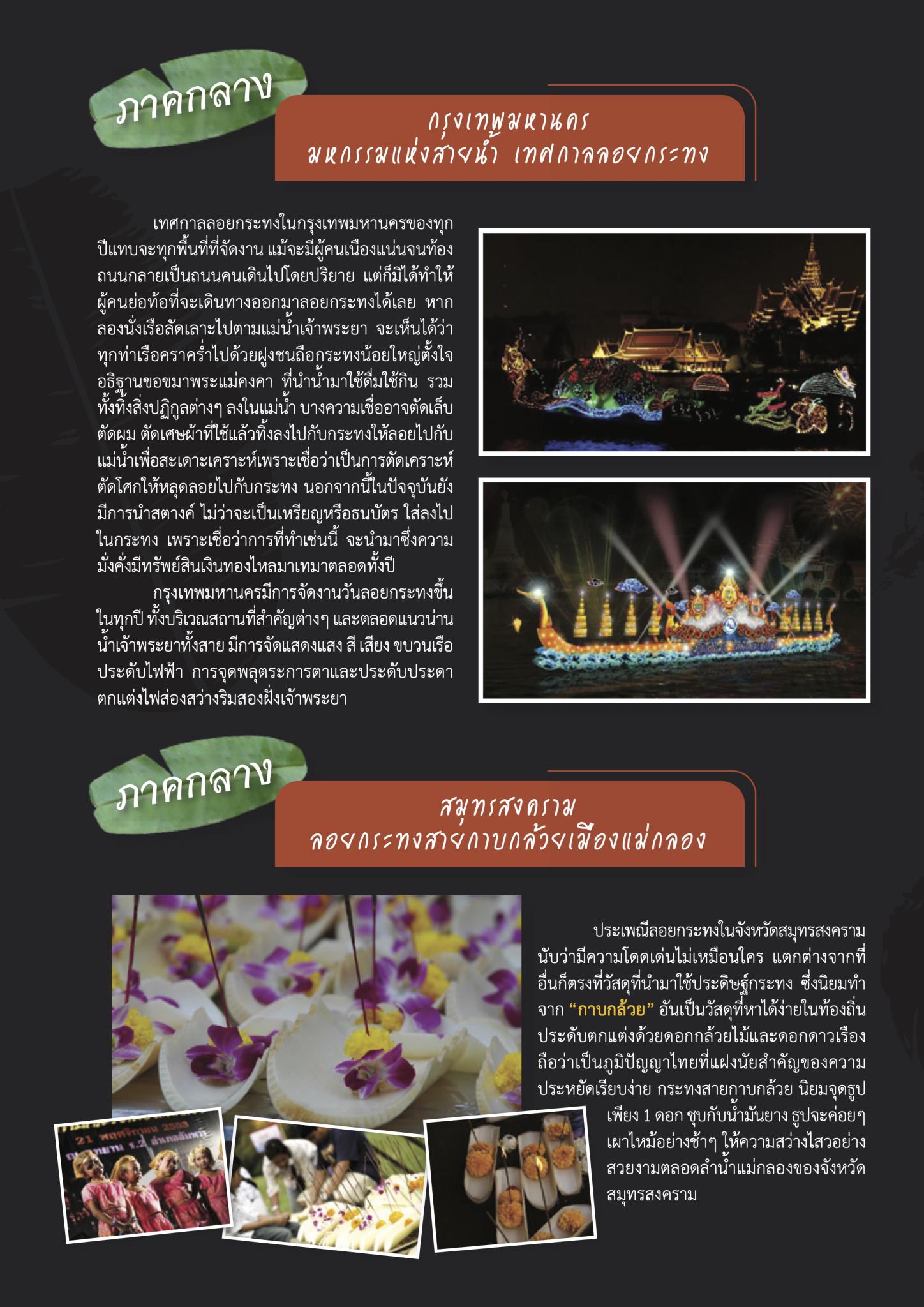เปิดตำนาน ‘ลอยกระทงสี่ภาค’