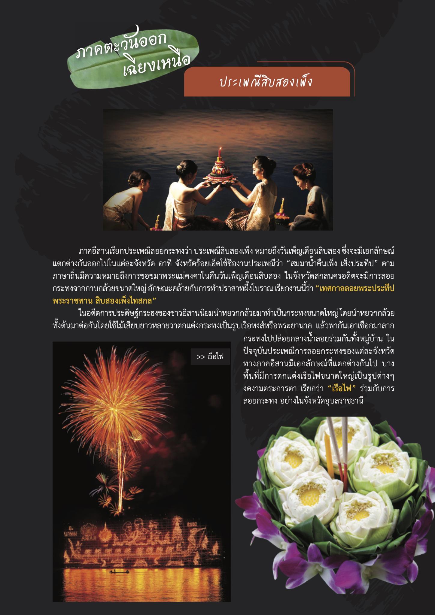 เปิดตำนาน ‘ลอยกระทงสี่ภาค’