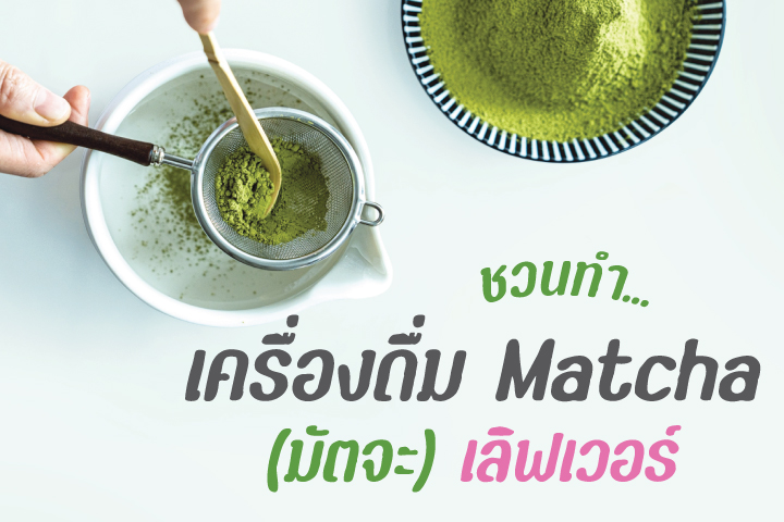 ชวนทำ...เครื่องดื่ม Matcha (มัตจะ) เลิฟเวอร์ ชวนทำ...เครื่องดื่ม Matcha (มัตจะ) เลิฟเวอร์