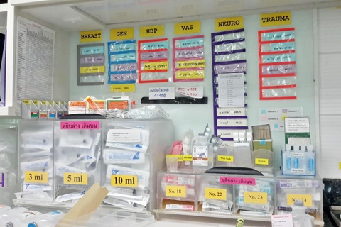 ผลิตกล่องประดิษฐ์ให้หน่วยงานอื่นๆในโรงพยาบาลรามาธิบดี(กิจกรรม 5ส)