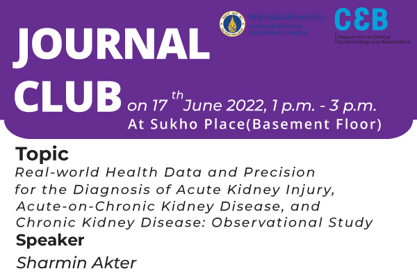 Journal Club 17 June 2022