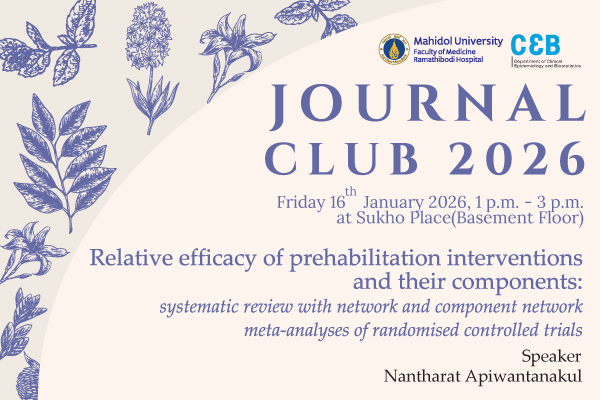 Journal Club 16 January 2026