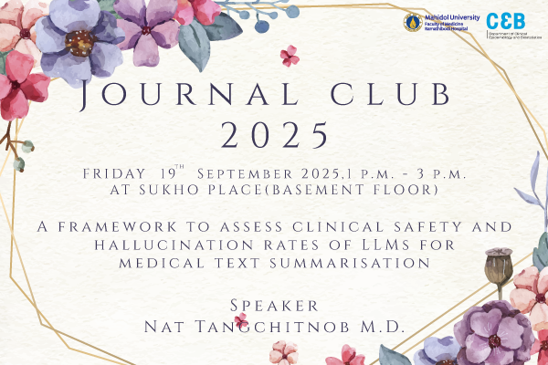 Journal Club 19 September 2025