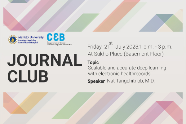Journal Club 21 July 2023