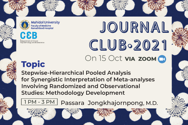 Journal Club 15 October 2021