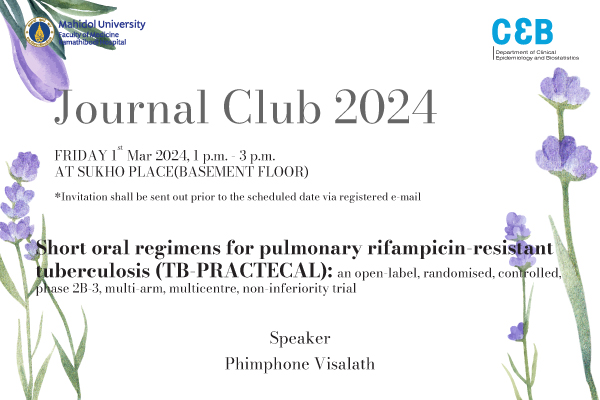 Journal Club 1 March 2024