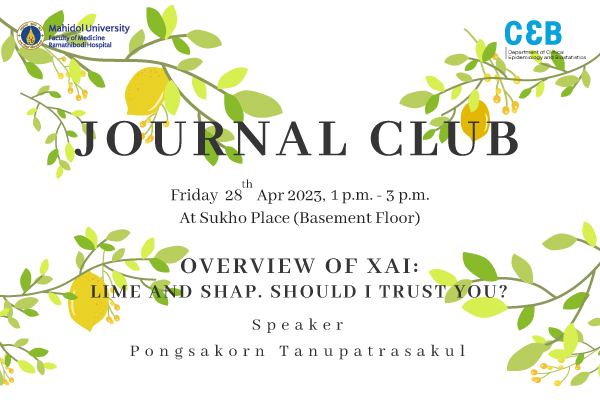 Journal Club 28 April 2023