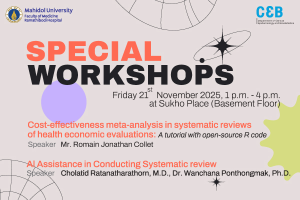 Special Workshops 21 November 2025