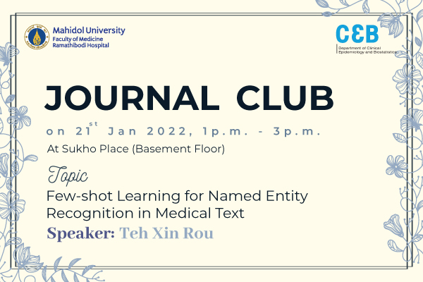 Journal Club 21 January 2022