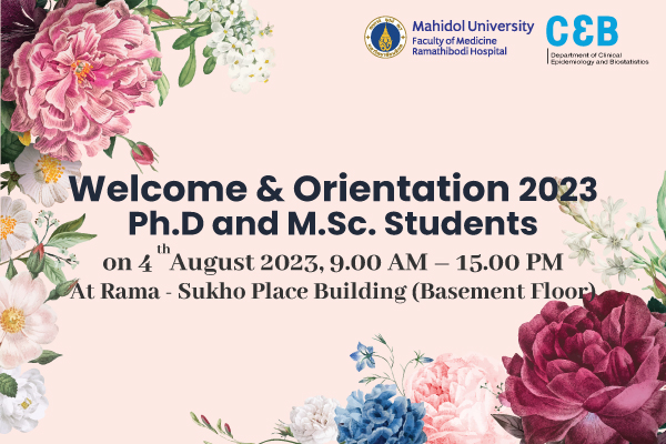 Welcome and Orientation 2023