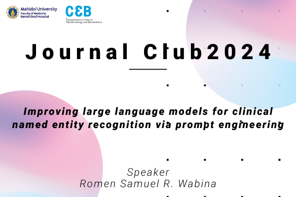 Journal Club 3 May 2024