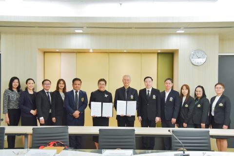 พิธีลงนามบันทึกข้อตกลงความร่วมมือ เพื่อเป็นสถาบันร่วมผลิตบัณฑิต