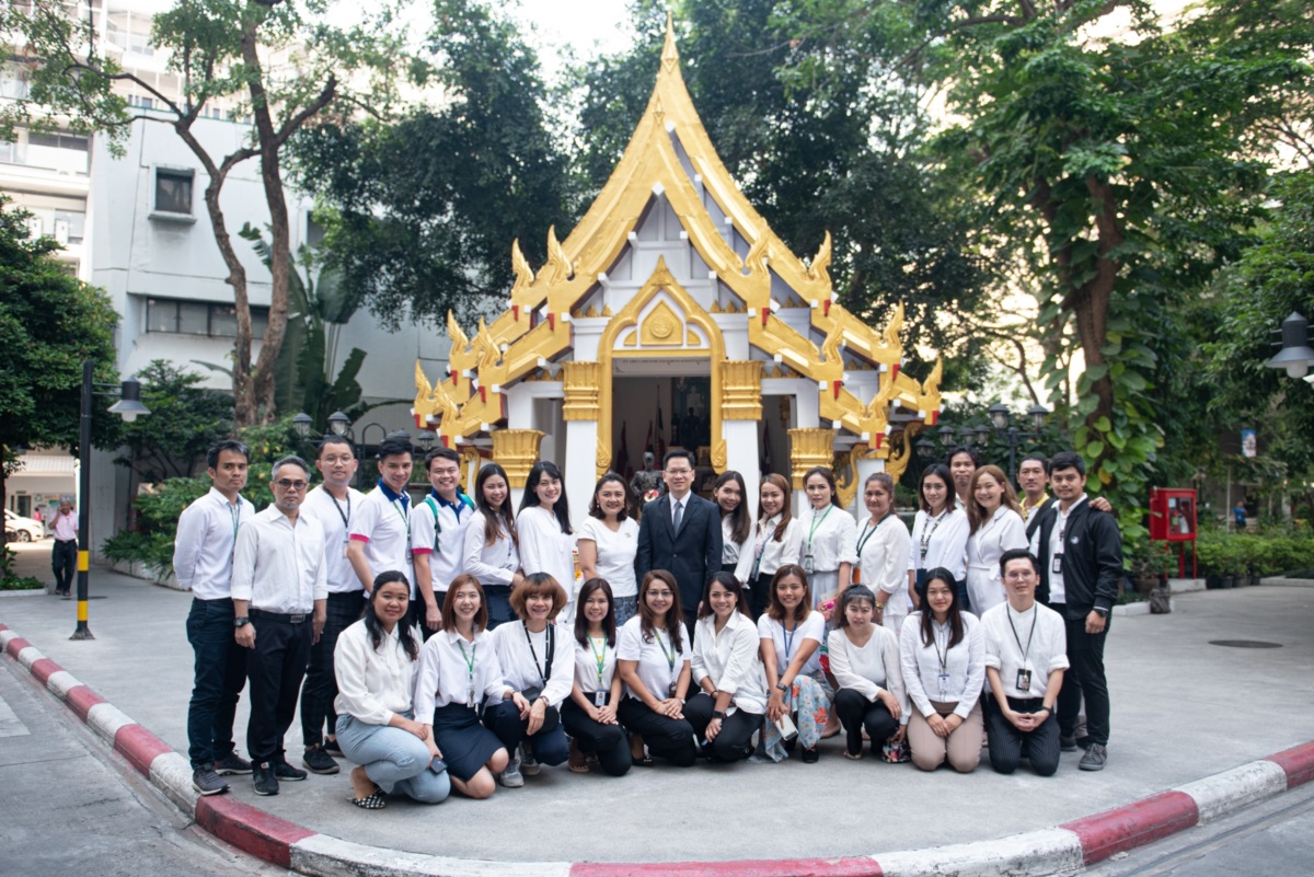งานสื่อสารองค์กร เข้ากราบไหว้สักการะศาลกรมหลวงชุมพรเขตอุดมศักดิ์ งานสื่อสารองค์กร เข้ากราบไหว้สักการะศาลกรมหลวงชุมพรเขตอุดมศักดิ์