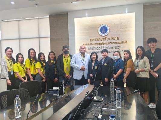 ศูนย์การวิเคราะห์ต้นทุนวชิรพยาบาล คณะแพทยศาสตร์วชิรพยาบาล ได้เข้าศึกษาดูงานระบบการวิเคราะห์ต้นทุน ฝ่ายการคลัง คณะแพทยศาสตร์โรงพยาบาลรามาธิบดี