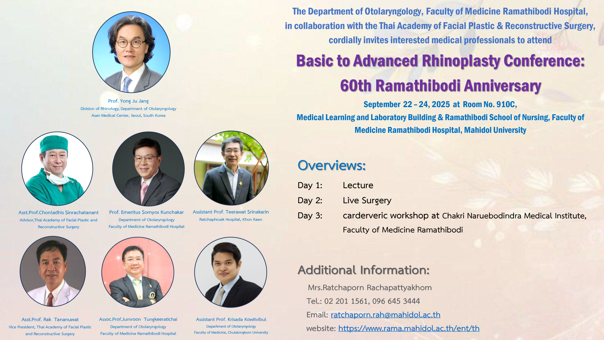 Basic to Advanced Rhinoplasty Conference 2025