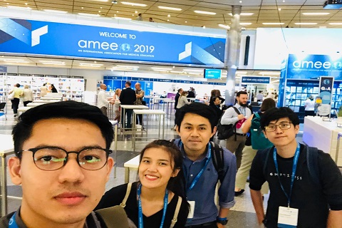 นำเสนอผลงานวิจัยแบบ E Poster ในงานประชุม Association for Medical Education in Europe (AMEE 2019) 