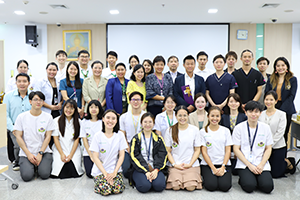 ต้อนรับผู้แทนจาก Kyowa Medical group (ประเทศญี่ปุ่น)