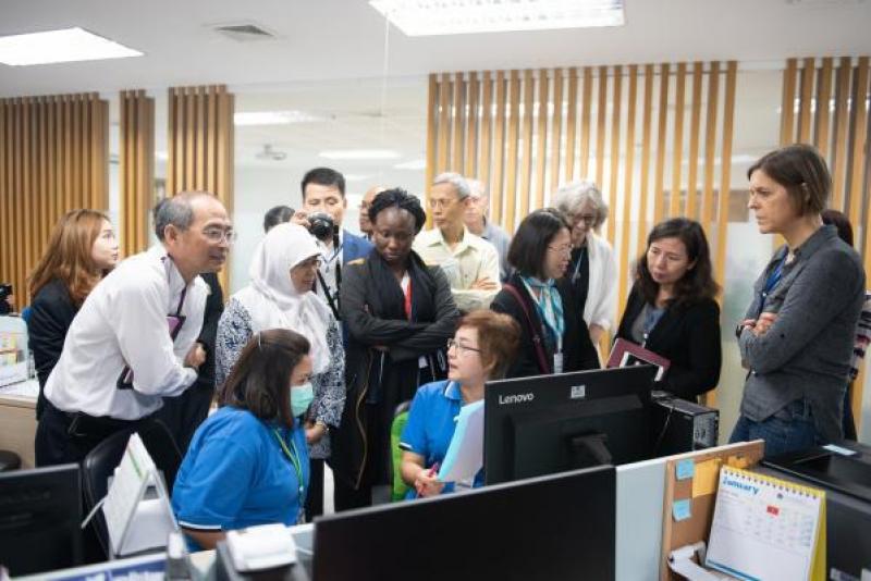 Prince Mahidol Award Delegates Site Visit at Ramathibodi Hospital