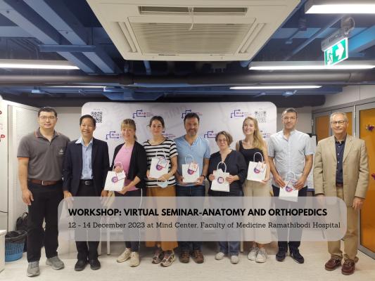 ต้อนรับคณะผู้เชี่ยวชาญจาก University of Oldenburg ประเทศเยอรมนี ในการทำ "Workshop : Virtual Seminar - Anatomy and Orthopedics"