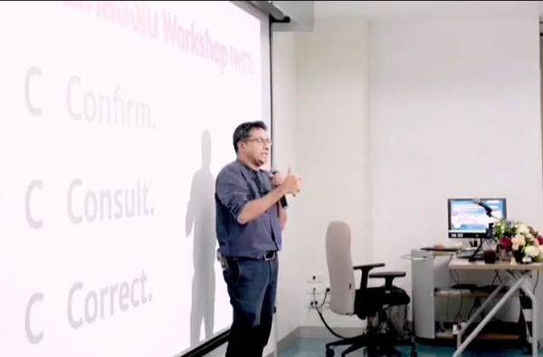 การบรรยายเชิงปฏิบัติการในหัวข้อ Value Proposition and Business Model Canvas for Medical Innovation