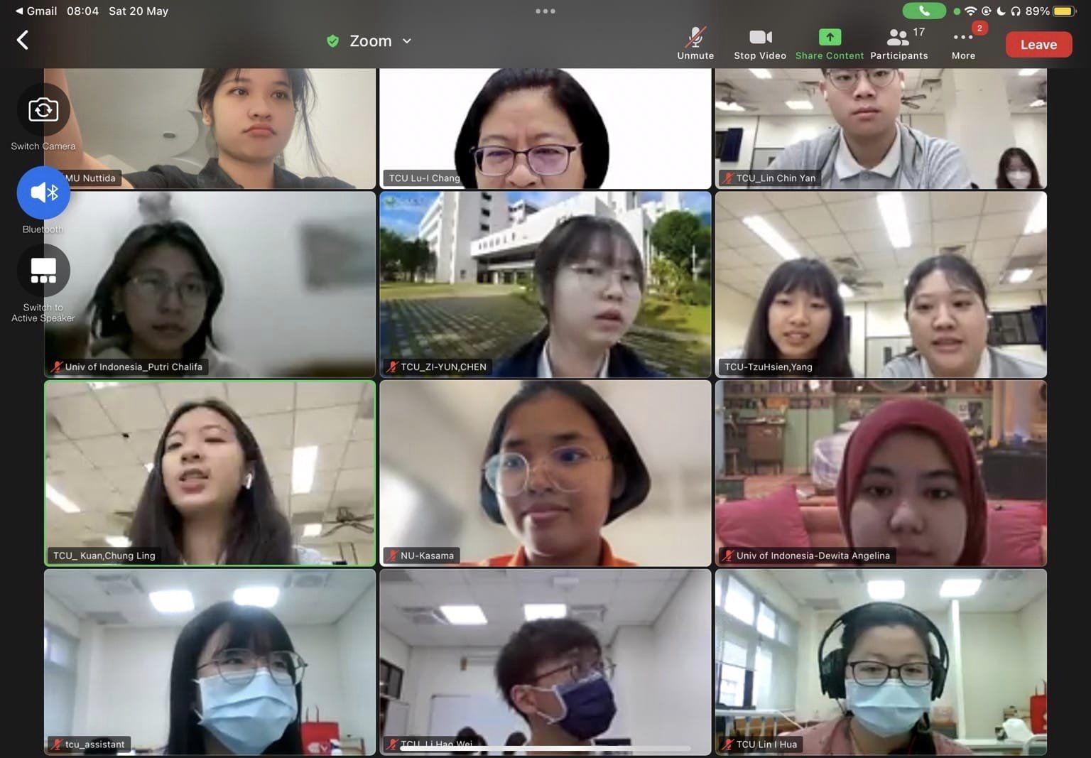 นักศึกษาพยาบาลรามาธิบดี ชั้นปีที่ 1 เข้าร่วมกิจกรรมออนไลน์จัดโดย Department of Nursing, Tzu-Chi University ไต้หวัน นักศึกษาพยาบาลรามาธิบดี ชั้นปีที่ 1 เข้าร่วมกิจกรรมออนไลน์จัดโดย Department of Nursing, Tzu-Chi University ไต้หวัน