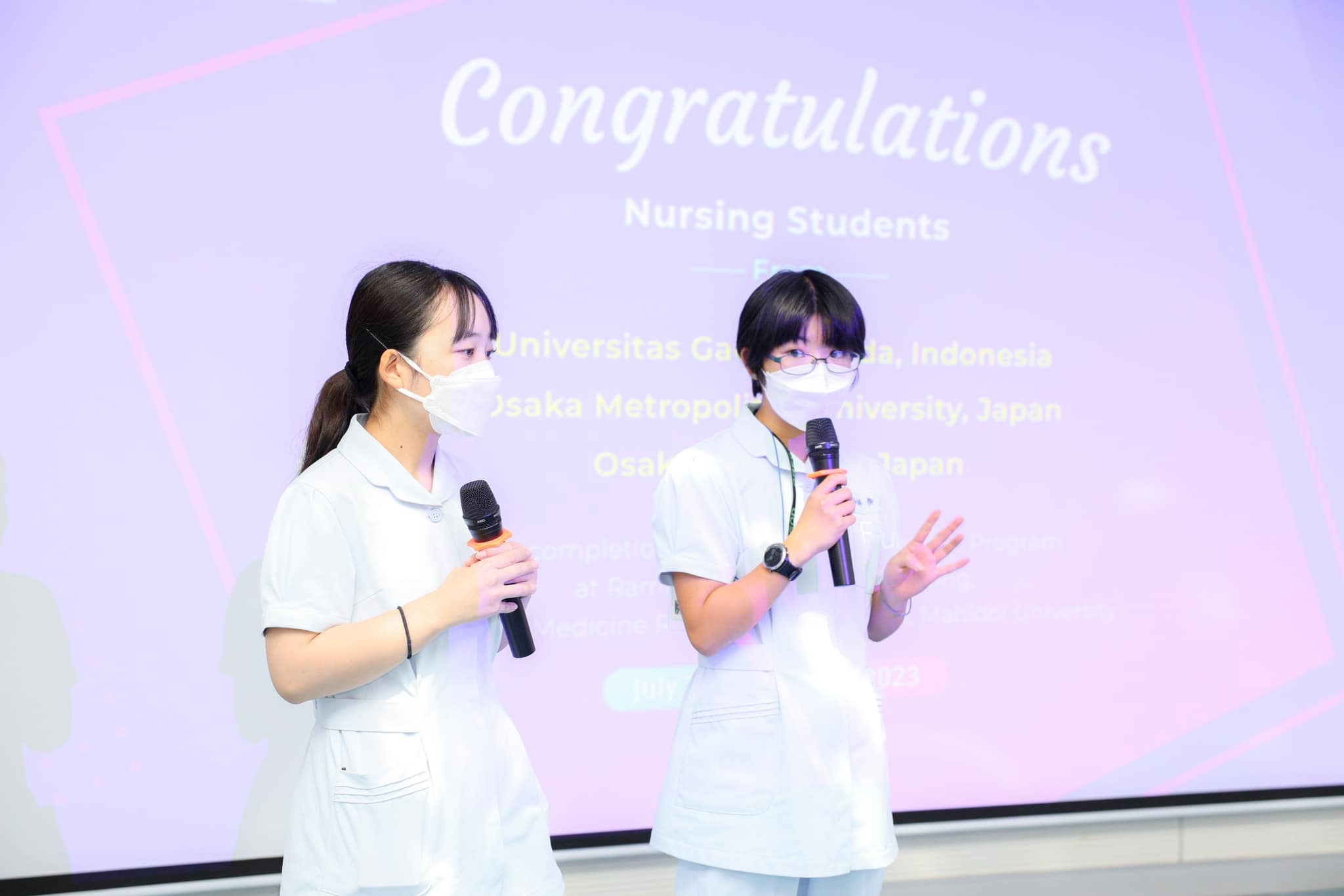 งานเลี้ยงอำลาอาจารย์และนักศึกษาพยาบาลแลกเปลี่ยนจากสถาบันการศึกษาเครือข่ายในต่างประเทศ