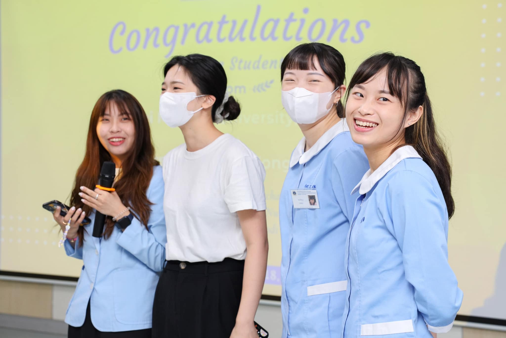 งานเลี้ยงอำลานักศึกษาพยาบาลแลกเปลี่ยนจาก Taipei Medical University, ไต้หวัน และ University of Hong Kong, ฮ่องกง