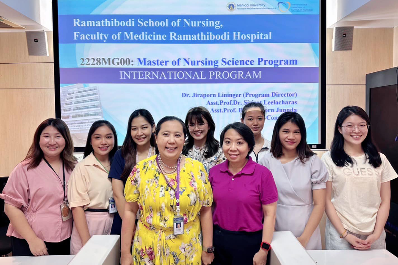 new students of Master of Nursing Science Program (International Program), Academic Year