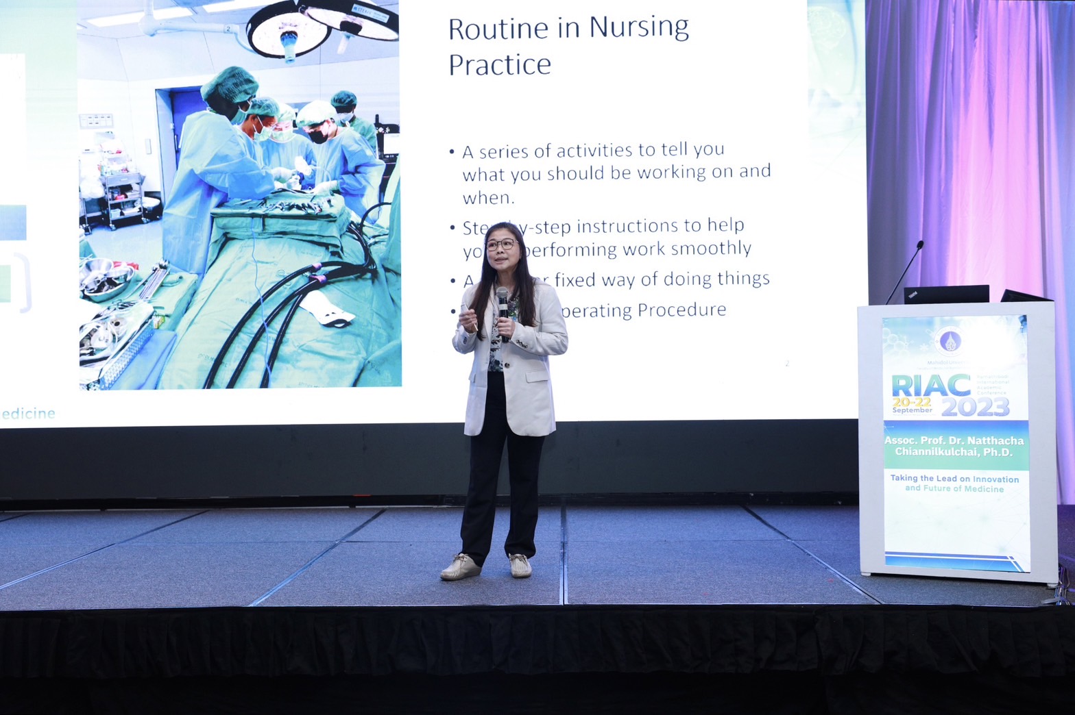 การประชุมวิชาการ “Ramathibodi International Academic Conference (RIAC 2023): Taking the Lead in Innovation and Future of Medicine