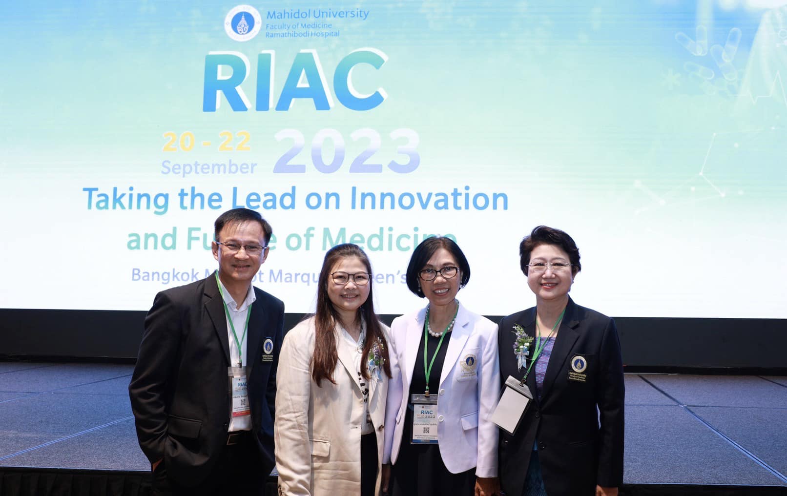 การประชุมวิชาการ “Ramathibodi International Academic Conference (RIAC 2023): Taking the Lead in Innovation and Future of Medicine