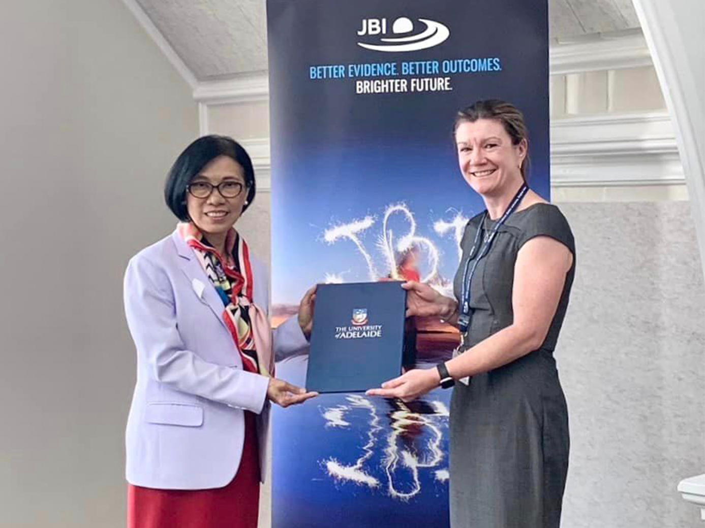 โรงเรียนพยาบาลรามาธิบดี คณะแพทยศาสตร์โรงพยาบาลรามาธิบดี มหาวิทยาลัยมหิดล ลงนามบันทึกข้อตกลงความร่วมมือ (MOU) ร่วมกับ มหาวิทยาลัย The University of Adelaide, ประเทศออสเตรเลีย