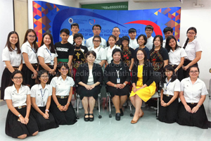 พิธีแสดงความยินดีและมอบประกาศนียบัตรแก่นักศึกษาพยาบาลแลกเปลี่ยนจาก Taipei Medical University และ Tzu Chi University ประเทศไต้หวัน