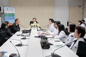 การตรวจประเมินคุณภาพการศึกษาของหลักสูตรพยาบาลศาสตรบัณฑิต โดยผู้แทนจากมหาวิทยาลัยมหิดล ตามเกณฑ์ AUN-QA