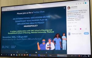 “An International discussion on the significant role nurse play in influencing health policy”