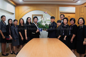 โรงเรียนพยาบาลรามาธิบดีร่วมแสดงความยินดีกับอธิการบดีมหาวิทยาลัยมหิดลคนใหม่