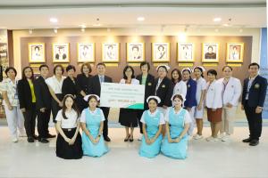 คณะผู้บริหาร คณาจารย์ บุคลากร โรงเรียนพยาบาลรามาธิบดี ให้การต้อนรับ คณะผู้บริหาร จาก บริษัท เทอรูโม (ประเทศไทย) จำกัด