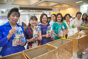 พิธีทำบุญตักบาตร เนื่องในโอกาสงานครบรอบ 47 ปี คณะแพทยศาสตร์โรงพยาบาลรามาธิบดี