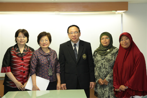 ต้อนรับคณะผู้บริหารจาก School of Nursing, Faculty of Medicine, Universitas Gadjah Mada