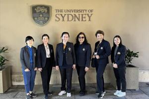 Faculty members of Ramathibodi School of Nursing visited the Simulation Labs at Susan Wakil School of Nursing and Midwifery, University of Sydney in Australia