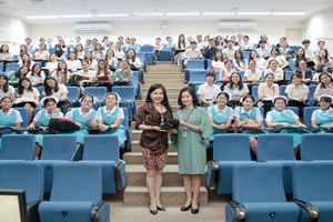 พิธีแสดงความยินดีและมอบประกาศนียบัตรแก่นักศึกษาพยาบาลแลกเปลี่ยนจาก VIA University College ประเทศเดนมาร์ก 