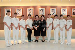 ต้อนรับอาจารย์ และนักศึกษาและเปลี่ยนจาก  Tzu Chi University, Taiwan 