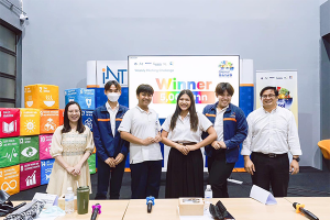 The Second-Year Ramathibodi Nursing Students, Bachelor of Nursing Science Program, Ramathibodi School of Nursing received the "1st place winner" award from the Mahidol SDGs Impact Challenge 2024