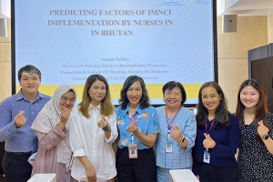 Congratulations Ms. Sonam Pelden on passing her Thesis proposal examination for Master of Nursing Science Program (International Program), Ramathibodi School of Nursing, Faculty of Medicine Ramathibodi Hospital, Mahidol University on April 12, 2023.