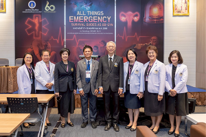 คณะผู้บริหาร และคณาจารย์โรงเรียนพยาบาลรามาธิบดี เข้าร่วมการประชุมวิชาการประจำปี เรื่อง “All things emergency: Survival guides as OB-GYN”