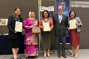 A member of the administration from Ramathibodi School of Nursing received support from the Nurses Association of Thailand to participate in “the 22nd Asia Workforce Forum (AWFF)” and “the 18th Alliance of Asian Nurses (AANA) meeting"