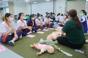 การอบรมเชิงปฏิบัติการ เรื่อง การช่วยชีวิตพื้นฐาน (Basic Life Support) รุ่นที่ 1
