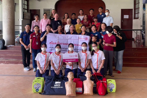 กิจกรรมฝึกปฏิบัติการช่วยชีวิตขั้นพื้นฐาน (Basic Life Support for Blind Students 2024: A Global Step Towards Inclusivity and Resilience) ณ โรงเรียนสอนคนตาบอด กรุงเทพมหานคร
