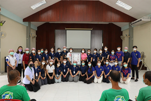 โครงการอบรมเชิงปฏิบัติการ เรื่อง “การปฐมพยาบาล การช่วยฟื้นคืนชีพพื้นฐานแก่เจ้าหน้าที่ และการประเมินการจัดการภาวะสุขภาพเบื้องต้นแก่ผู้ไร้ที่พึ่งในสถานคุ้มครองคนไร้ที่พึ่ง จังหวัดนนทบุรี”