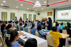 โครงการอบรมเชิงปฏิบัติการ เรื่อง เสริมสร้างศักยภาพด้านการดูแลแบบประคับประคอง ประจำปี พ.ศ. 2566